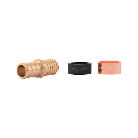 Sharkbite SharkBite 3/4 in. Barb X 3/4 in. D Barb Brass Coupling UC4016LFA